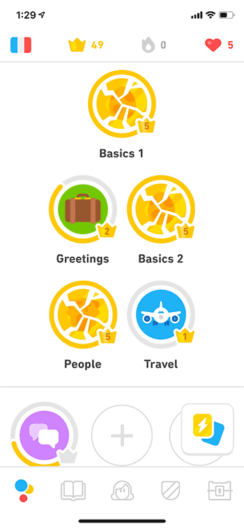 Gamified Learning for Duolingo