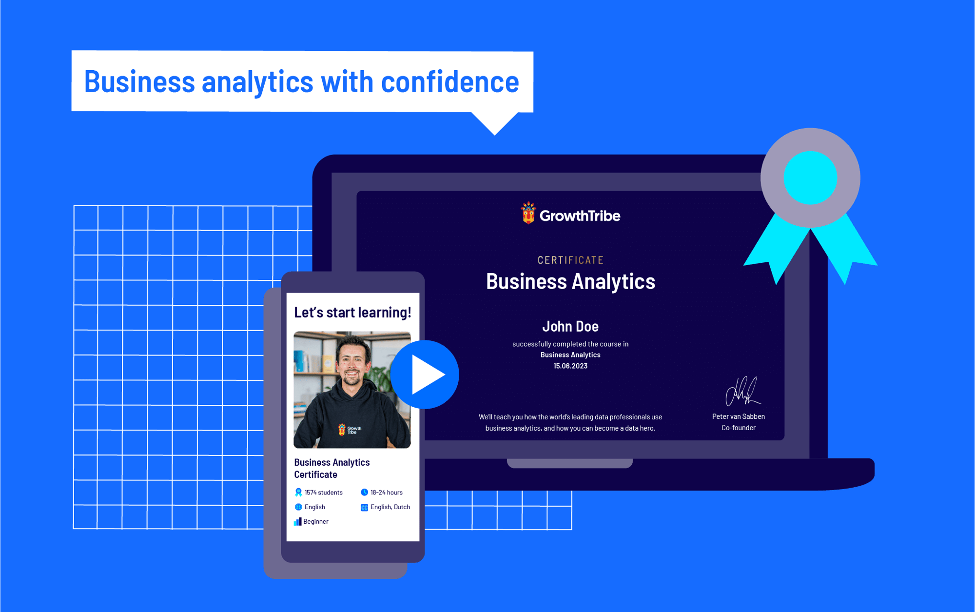 Become certified in business analytics