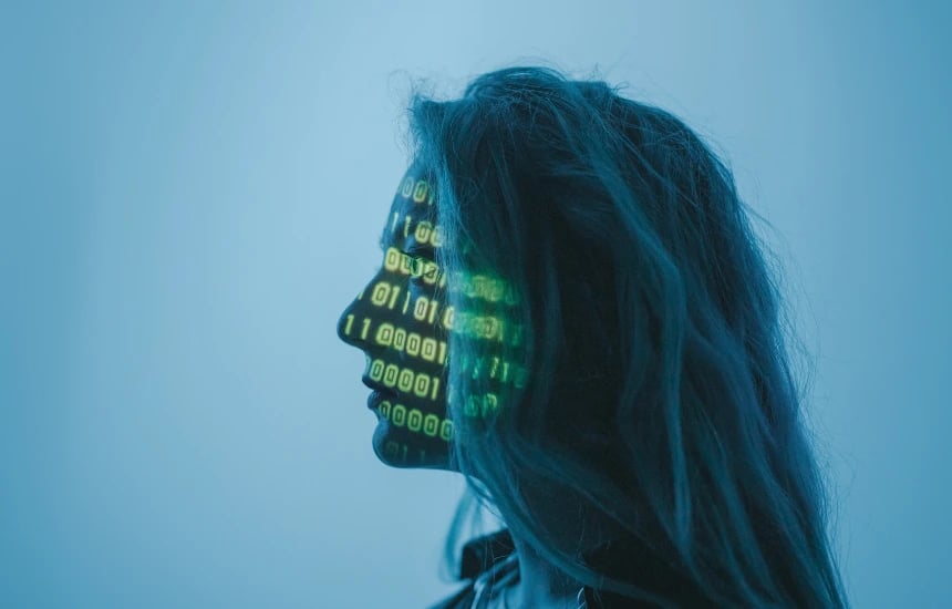 Women and coding to represent AI 
