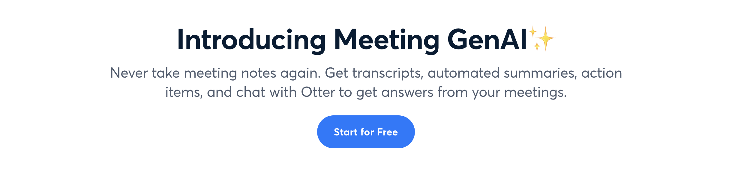 Otter AI Meeting Assistant