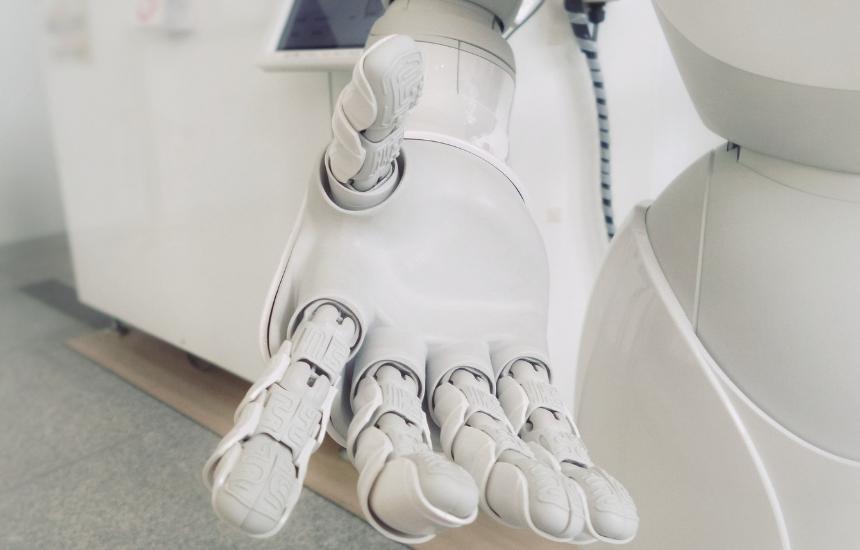 AI robot hand 