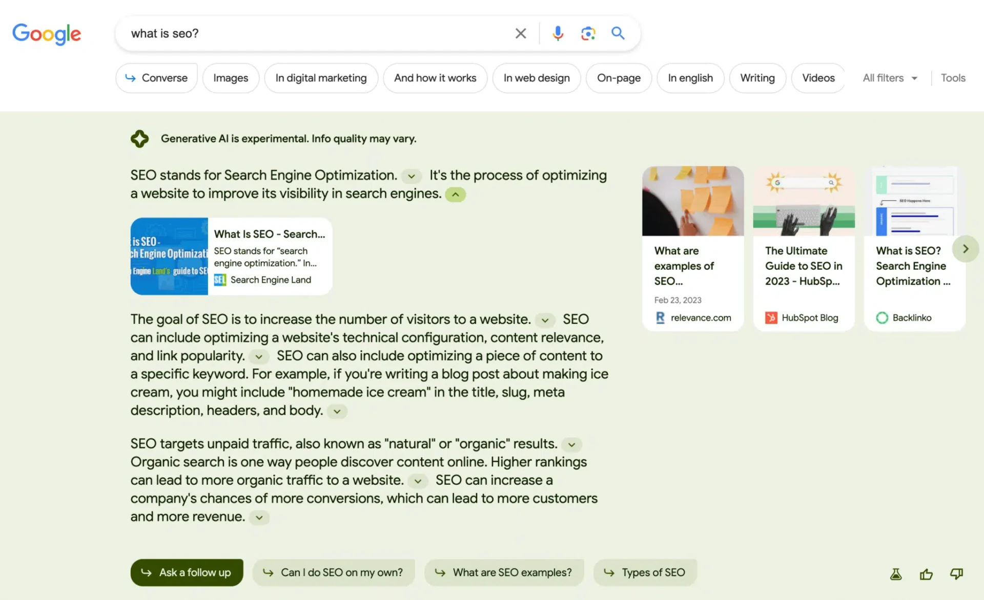 Search-generative-experience