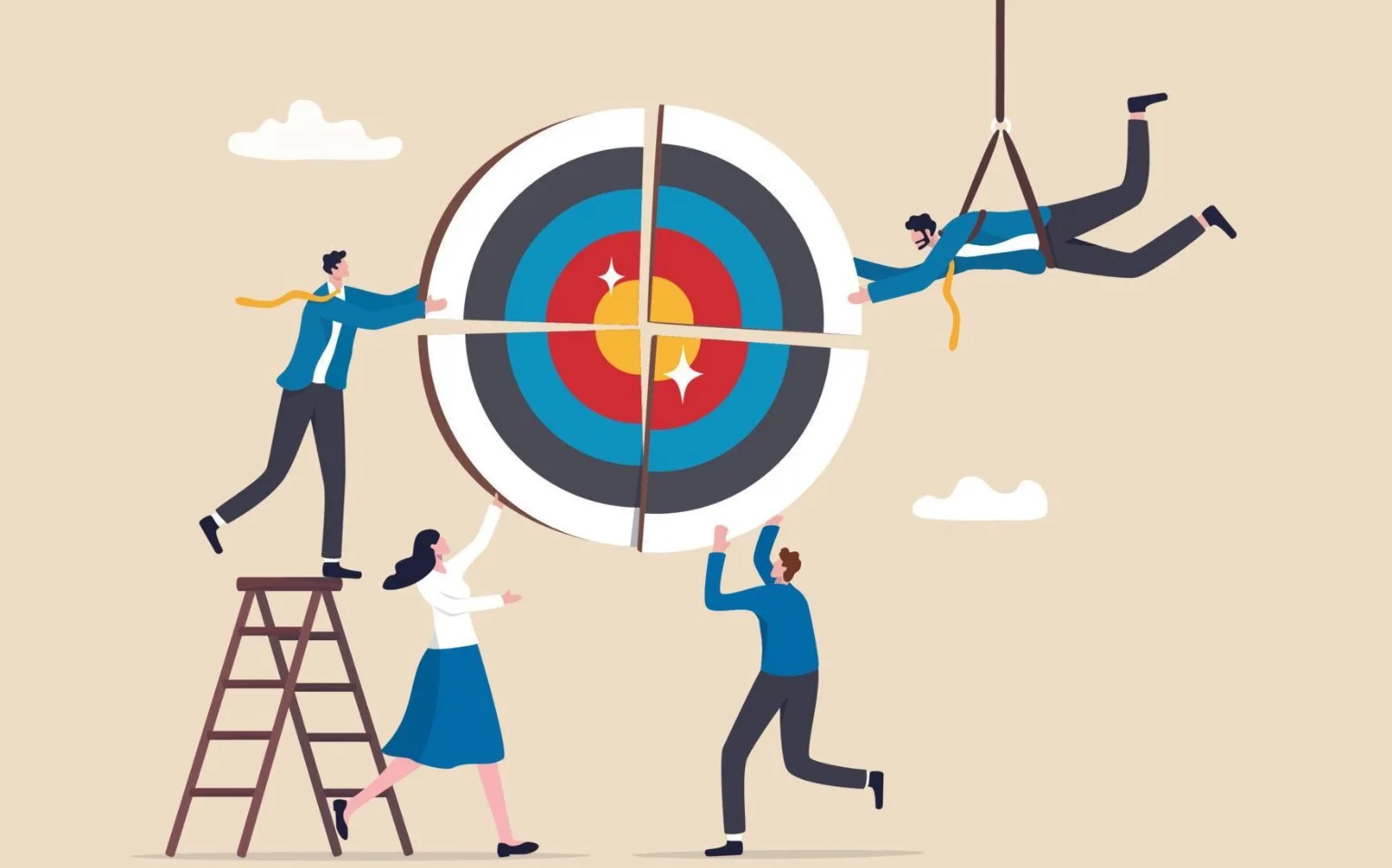 The Power of Collaboration: Enhancing Team Performance Tactics 3 picture showing how you work together to have the same goals