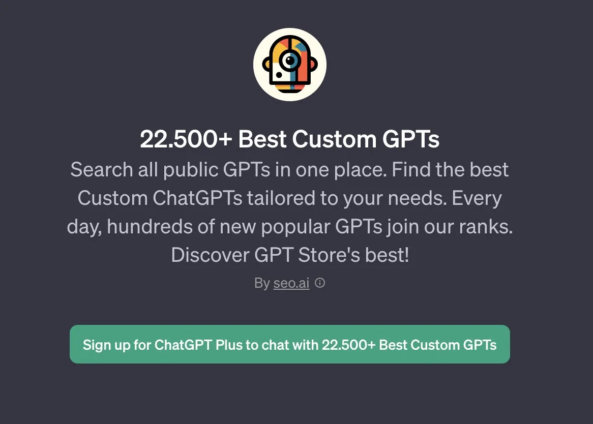 custom gpt's
