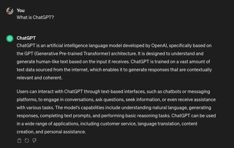 ChatGPT vs Google's Gemini - Find Your Perfect Match. 1 ChatGPT prompt example