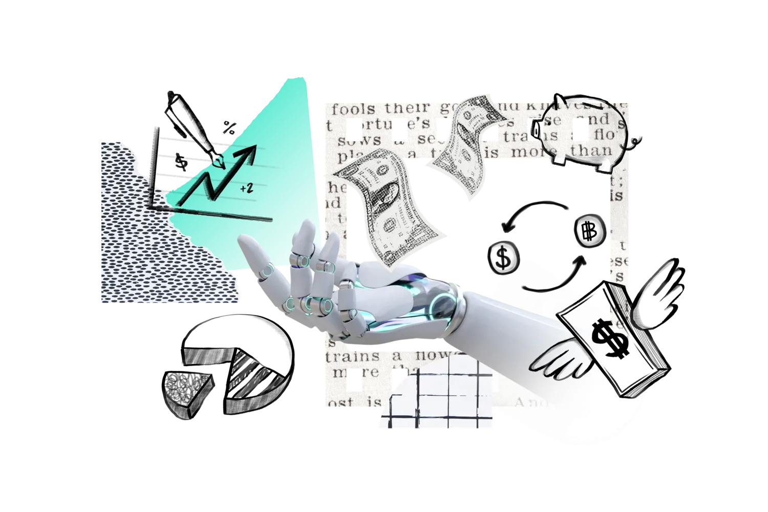 AI marketing illustratiin image