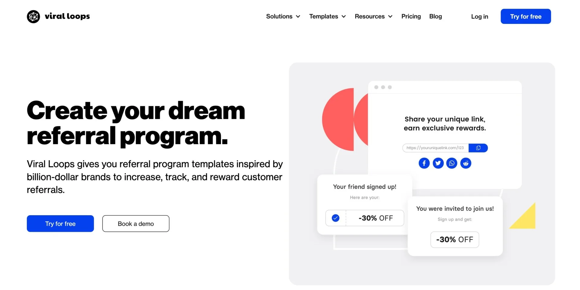 Reach your 2025 business targets with these 9 growth strategies 8 Viral loops website page