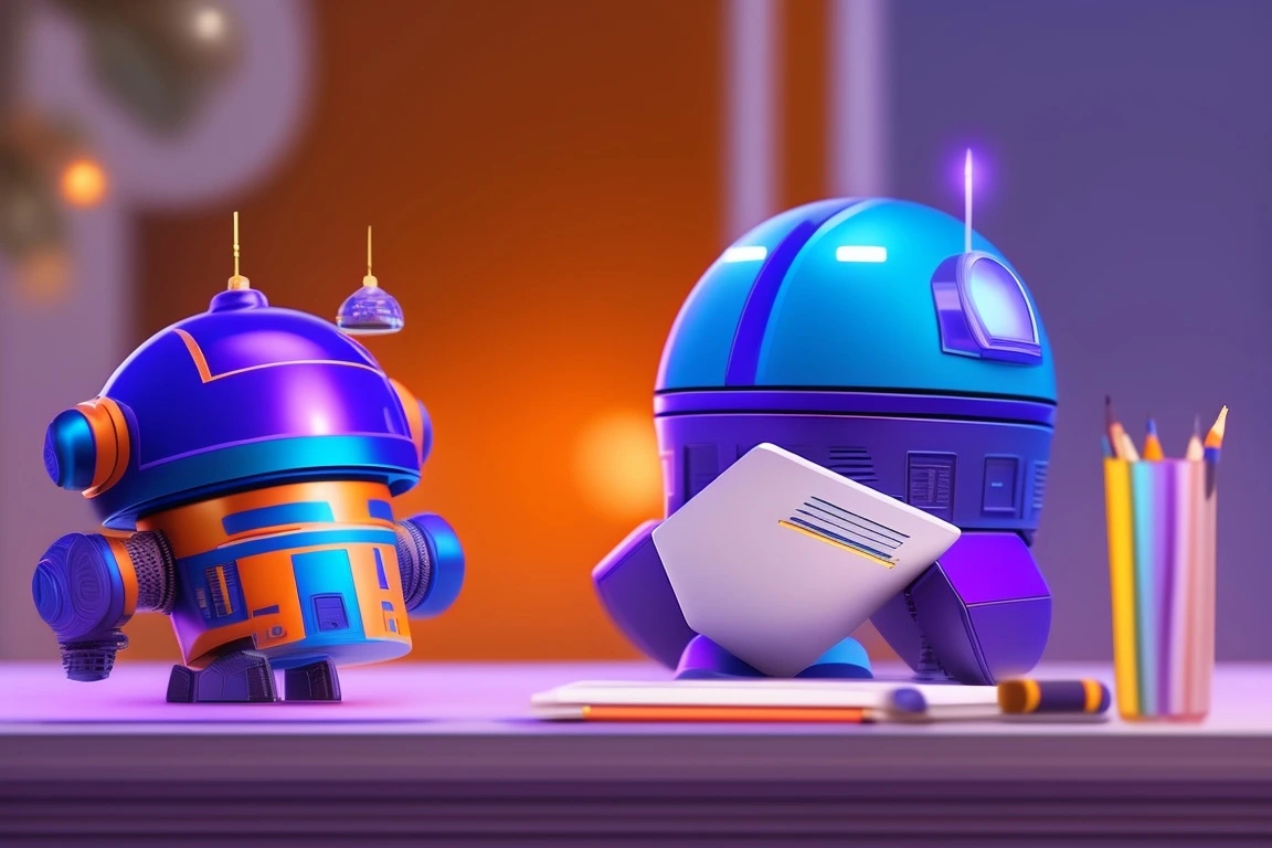 How ChatGPT Works: A Deep Dive Into Its Innovative Technology 2 two droids doing homework