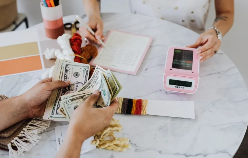 Pay slip for a person who started a career in ux design 